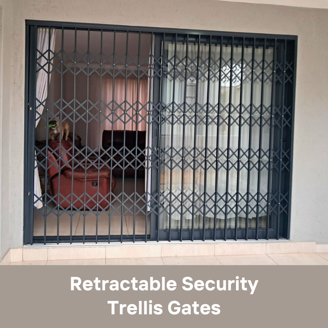 Retractable Security Trellis Gates